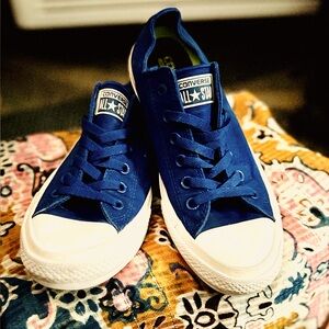 Converse All Star Chuck Taylor II Lunarlon Insole in Bright Blue Sz. 9W